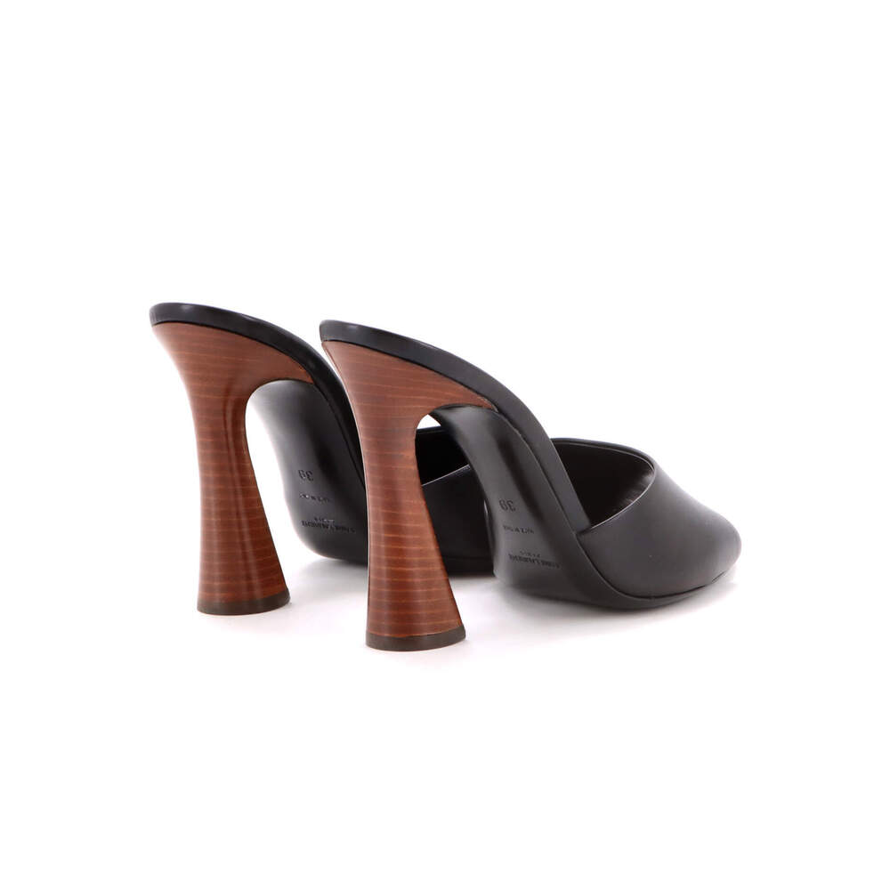 Saint Laurent 105 Women's Suite Mule Sandals Leather - Picture 3 of 6